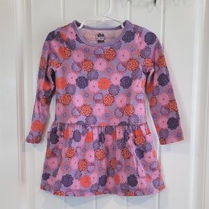 Hello Kitty Floral Long Sleeve Dress